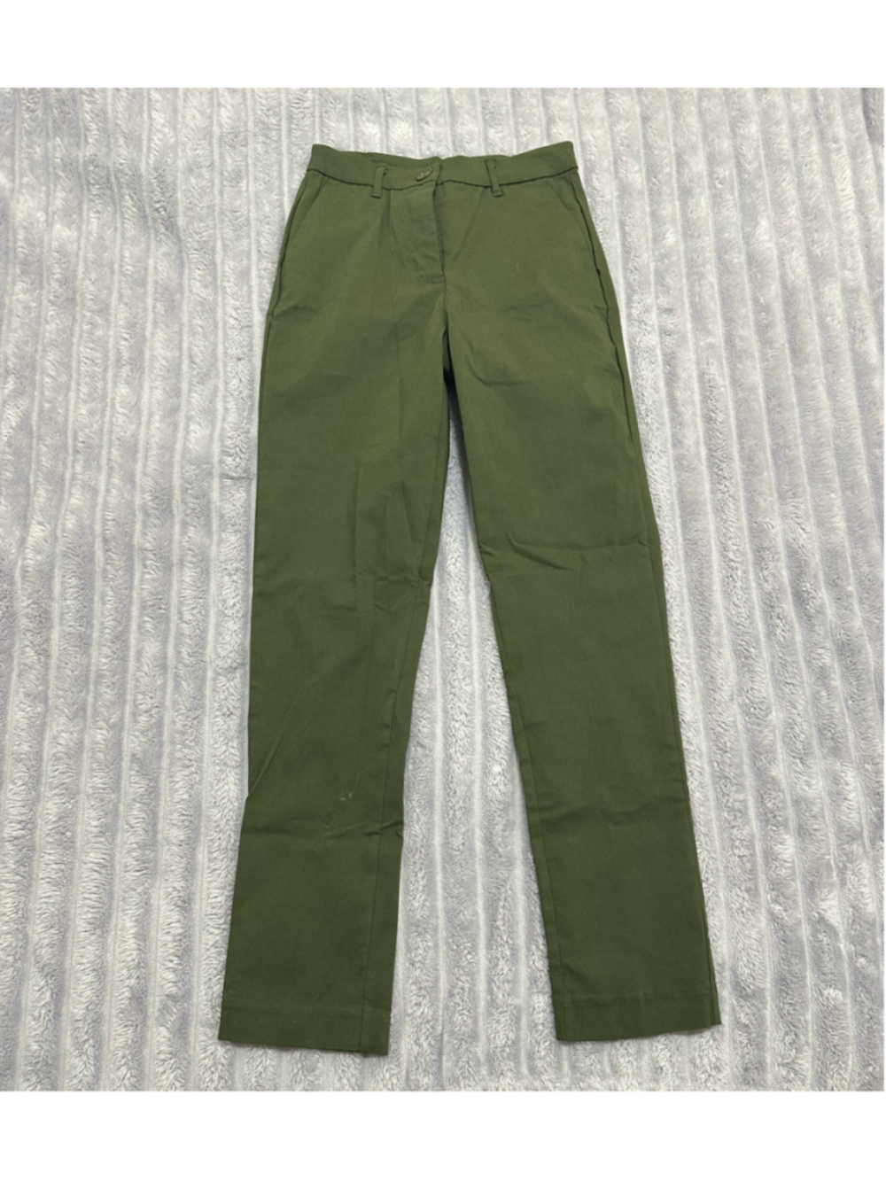 Sandy & Sid Olive Green Dress Pants — Size 2